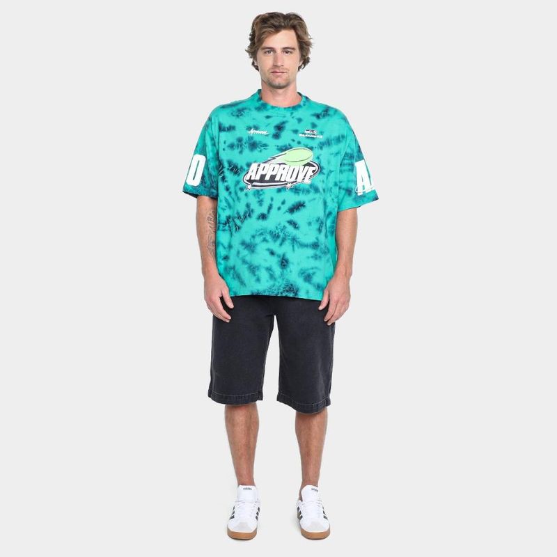 Bermuda jeans approve x nfl masculina