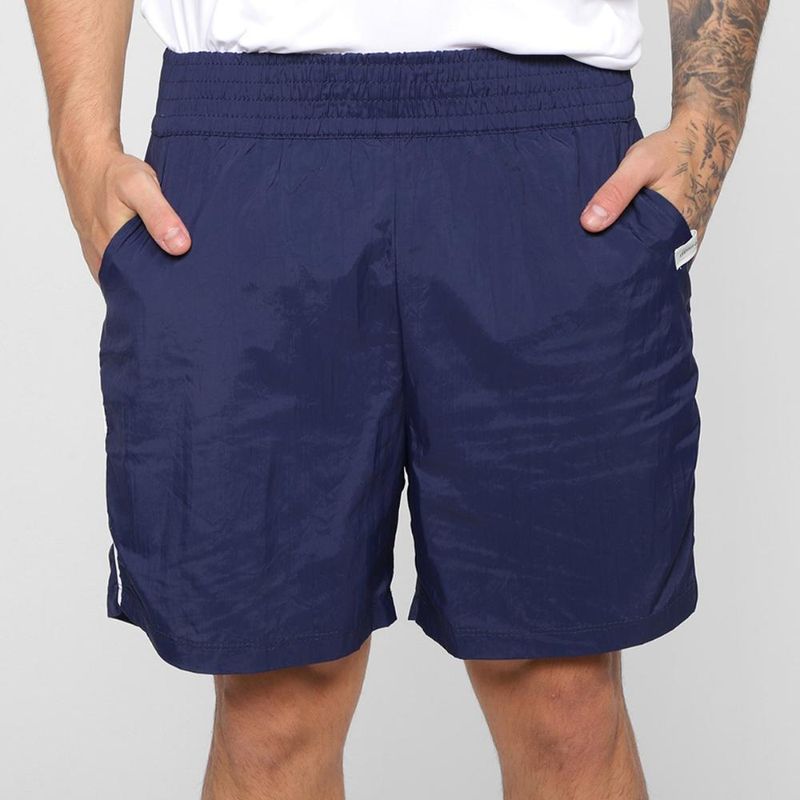 Bermuda estilo do corpo dupla cross masculina