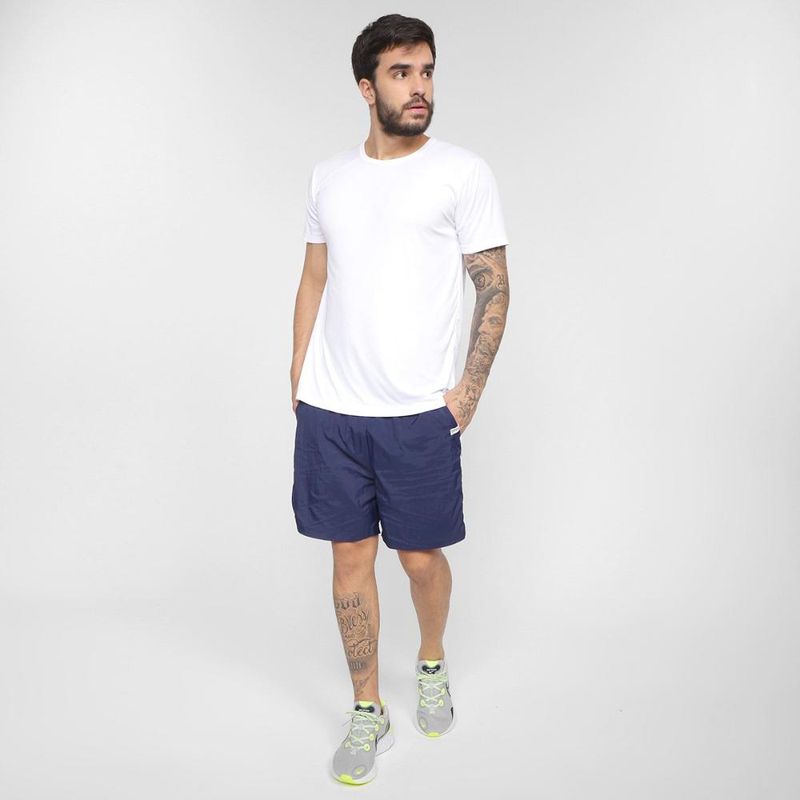 Bermuda estilo do corpo dupla cross masculina