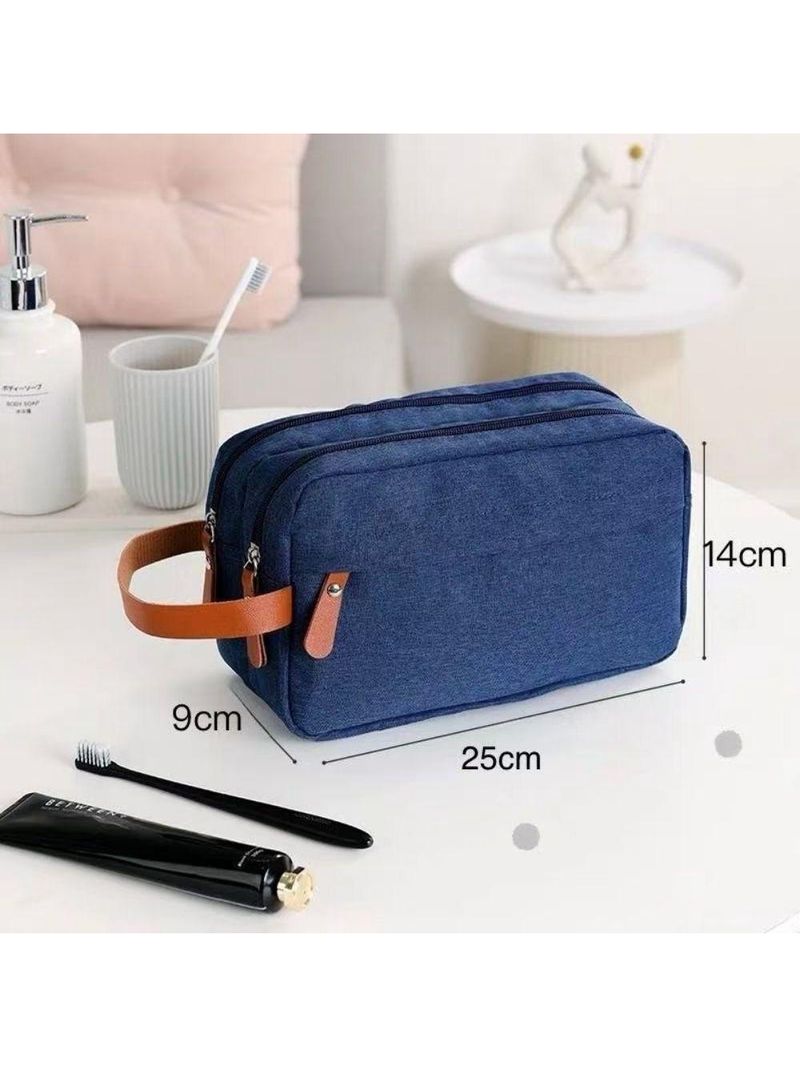 Bolsa Necessaire Masculina Feminina Organizadora Multifuncional Portátil Viagem Trabalho Impermeável Cor:azul;gênero:uni