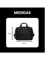 Pasta De Trabalho Masculina Executiva Para Notebook Reforçada Impermeável Em Poliéster - Plus - Yin's Ys33024