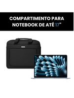 Pasta De Trabalho Masculina Executiva Para Notebook Reforçada Impermeável Em Poliéster - Plus - Yin's Ys33027
