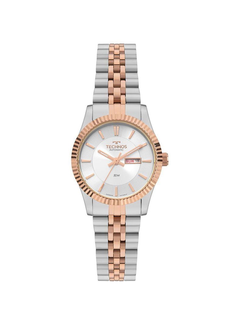 Relógio Technos Feminino Automatico Bicolor - 6t51ad/1k