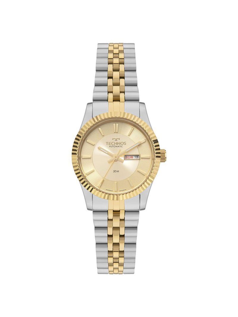 Relógio Technos Feminino Automatico Bicolor - 6t51ab/1x