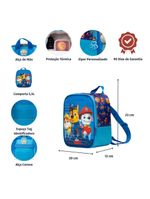 Lancheira térmica infantil masculina patrulha canina equipe