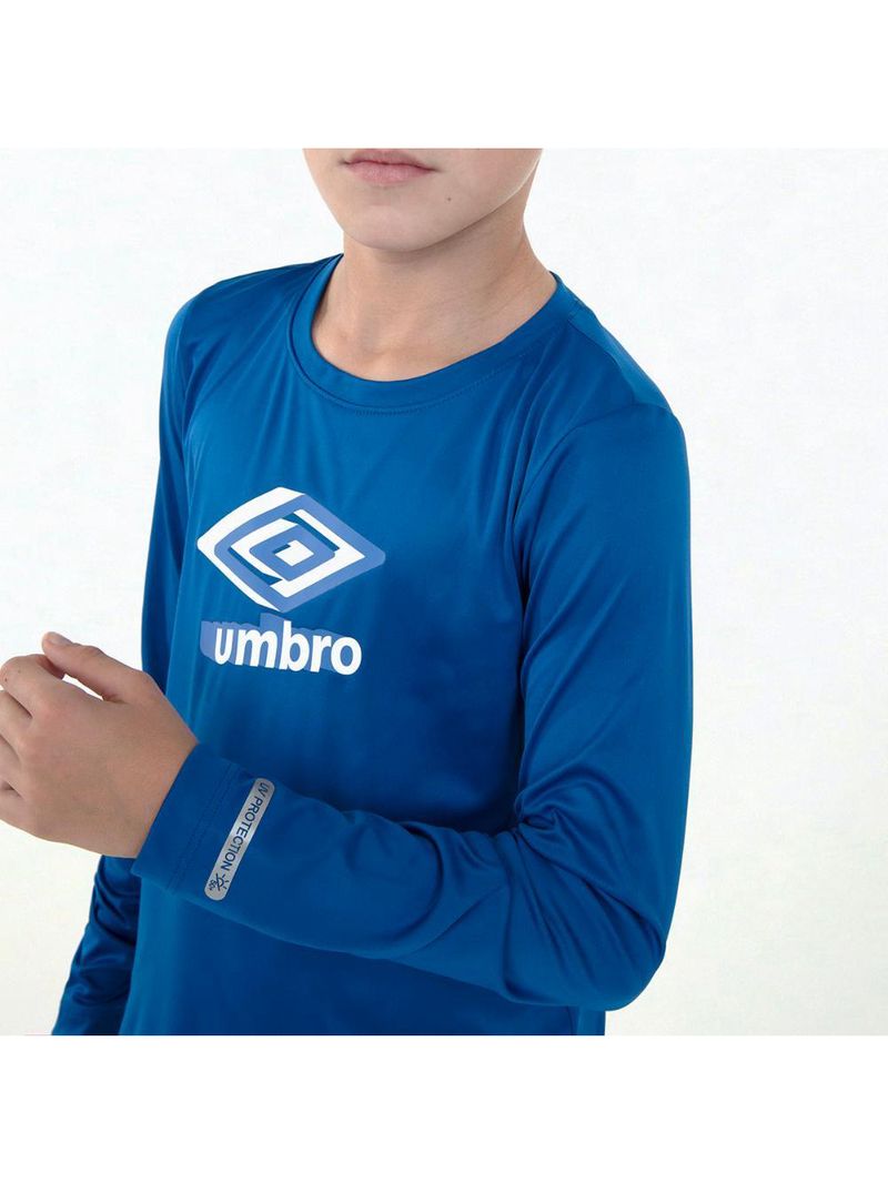 Camisa ml juvenil umbro basic uv