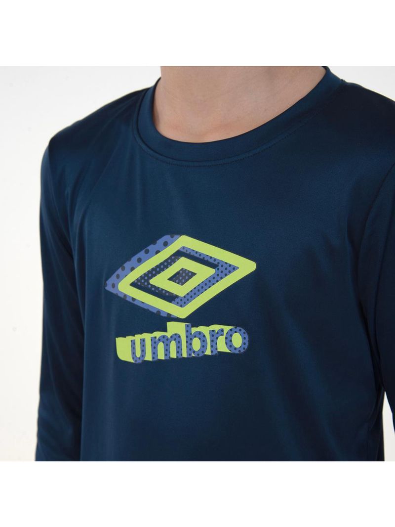 Camisa ml juvenil umbro basic uv
