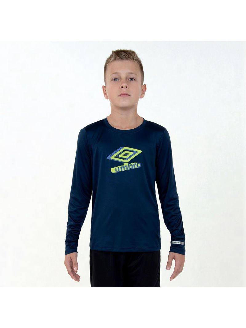 Camisa ml juvenil umbro basic uv