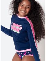 Conjunto camiseta e calcinha menina teen panda miami