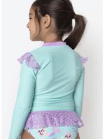 Conjunto camiseta e calcinha menina pet sereia