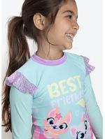 Conjunto camiseta e calcinha menina pet sereia