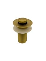 Válvula Click Automática Para Cuba De Lavatório Banheiro Dourado Gold Fosco