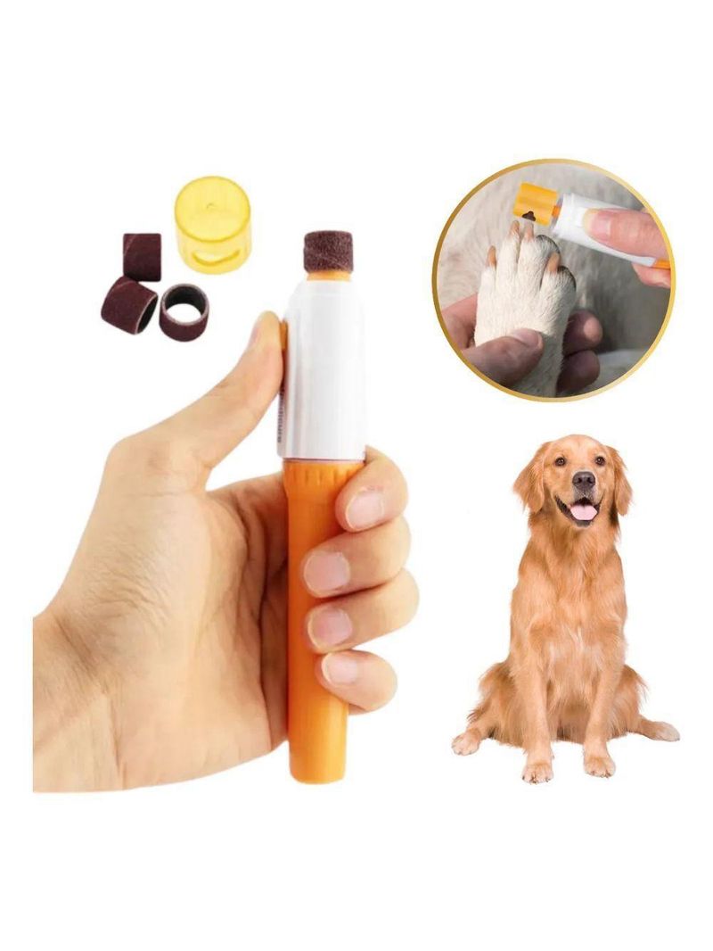 Lixa Lixadeira Elétrica Cortador De Unha Cães E Gatos Pilha