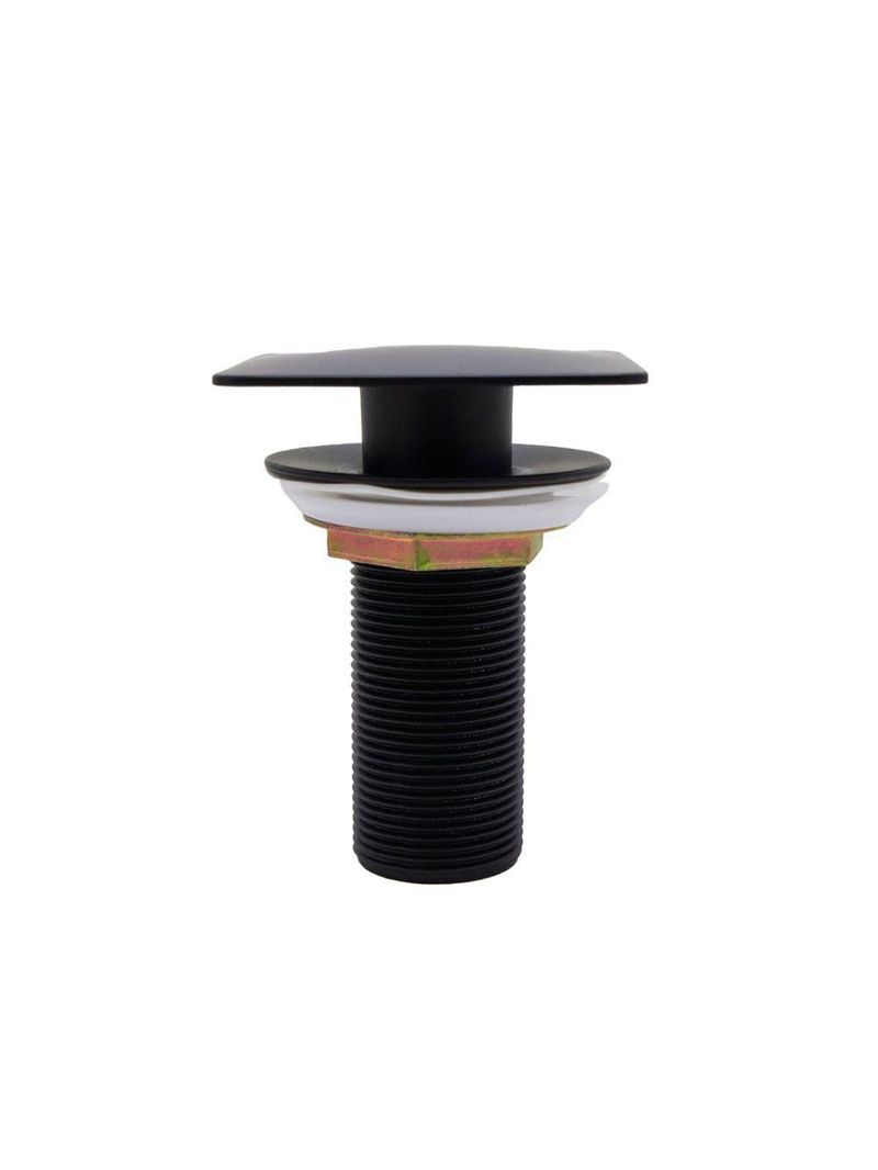 Válvula Click Inteligente Ralo Para Pia Cuba De Banheiro Preto Black Fosco Luxo Lavabo