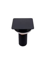 Válvula Click Inteligente Ralo Para Pia Cuba De Banheiro Preto Black Fosco Luxo Lavabo