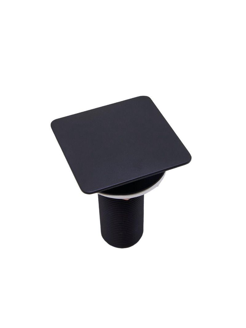 Válvula Click Inteligente Ralo Para Pia Cuba De Banheiro Preto Black Fosco Luxo Lavabo