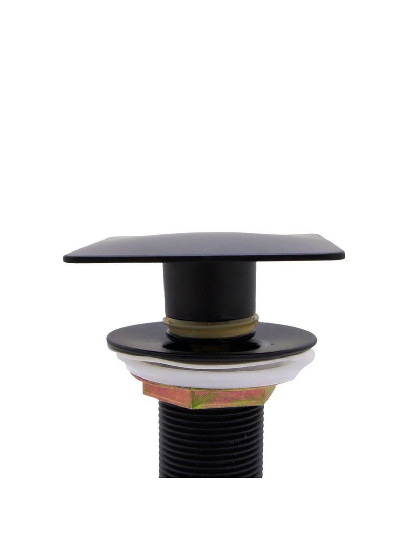 Válvula Click Inteligente Ralo Para Pia Cuba De Banheiro Preto Black Fosco Luxo Lavabo