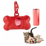 Kit Cata Caca Coco Cachorro Gatos Com Suporte + 2 Rolos Saquinhos Refil