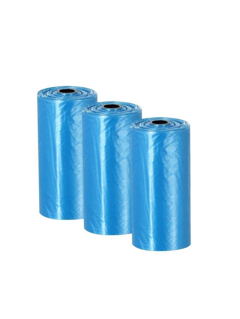 Kit 3 Rolos De Saquinhos Refil Higiênico Cata Caca Coco Pets Cachorro Câes Dog Gatos