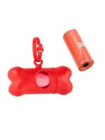 Kit Cata Caca Coco Cachorro Gatos Com Suporte + 2 Rolos Saquinhos Refil
