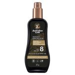Australian gold instant bronzer kit com 2 protetores fps 8