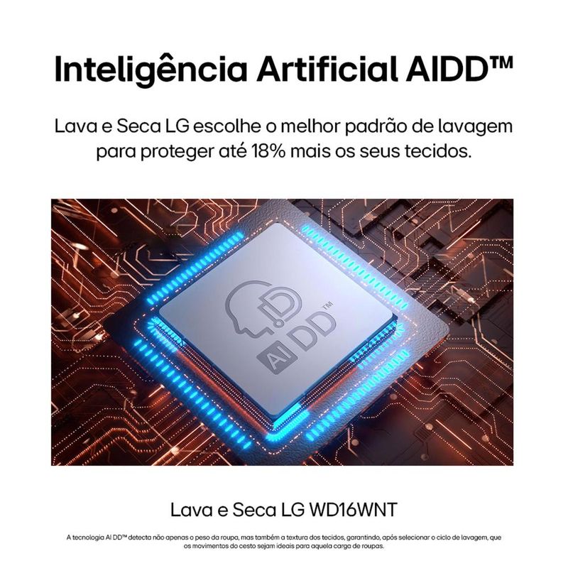 Lava e seca lg wd16gnts6 16kg/10kg ai dd wi-fi turbowash 360° vapor black inox