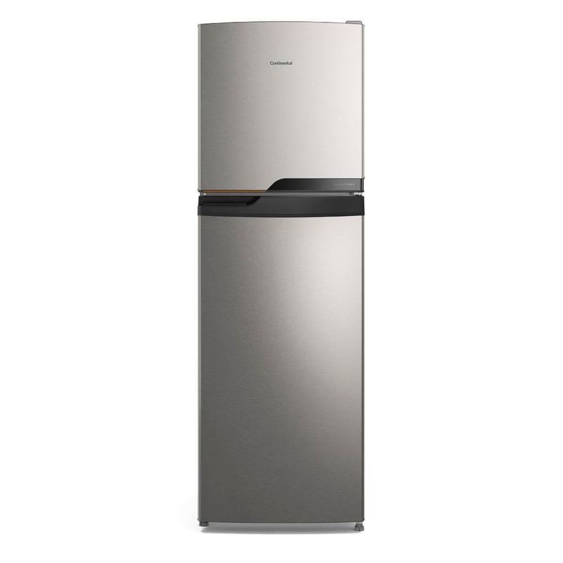 Geladeira continental tc45s frost free duplex 400l inox look econômica espaçosa controle eletrônico