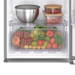 Geladeira continental tc45s frost free duplex 400l inox look econômica espaçosa controle eletrônico