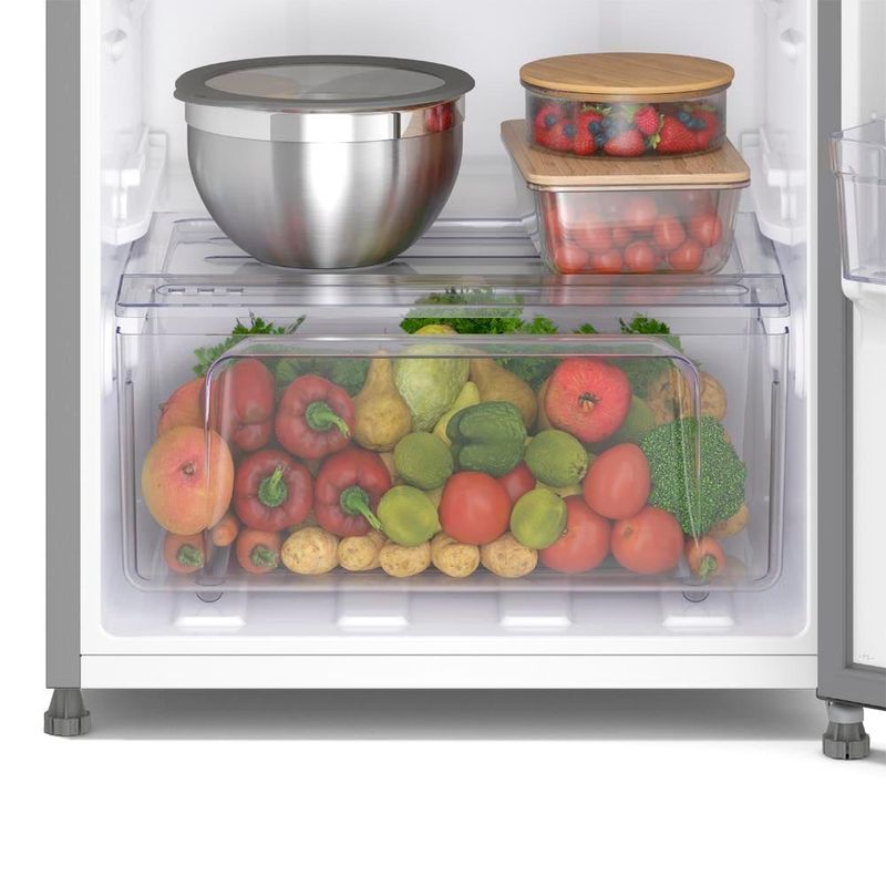 Geladeira continental tc45s frost free duplex 400l inox look econômica espaçosa controle eletrônico