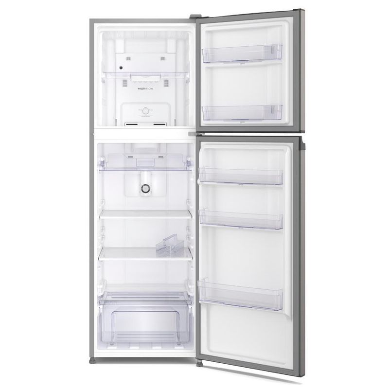 Geladeira continental tc45s frost free duplex 400l inox look econômica espaçosa controle eletrônico
