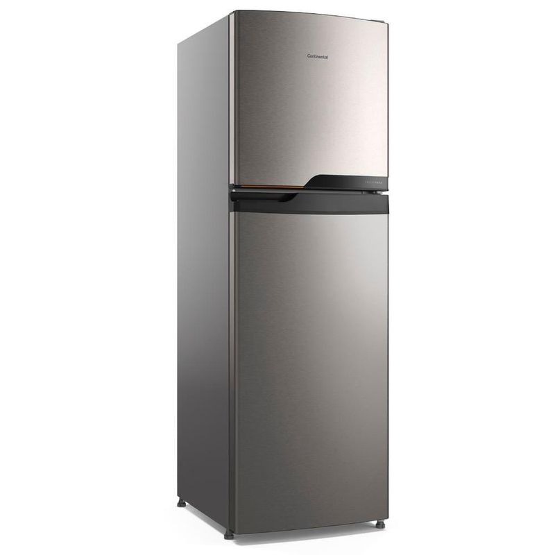 Geladeira continental tc45s frost free duplex 400l inox look econômica espaçosa controle eletrônico