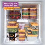 Geladeira continental tc45s frost free duplex 400l inox look econômica espaçosa controle eletrônico
