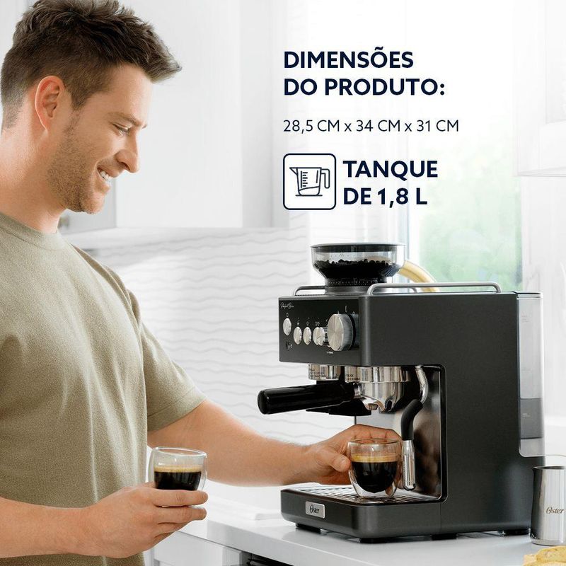 Cafeteira Espresso Oster Perfect Brew Inox 1380W 220V