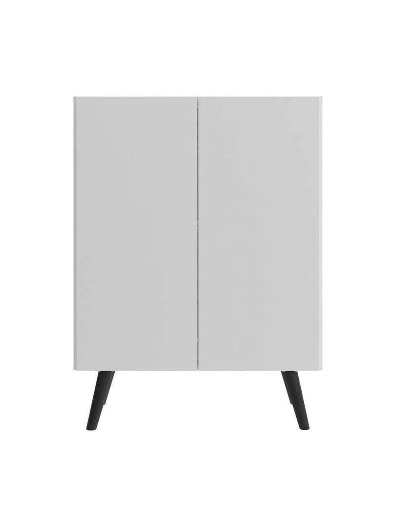 Gabinete Banheiro 2 Portas Retrô 63cm Multimóveis preto