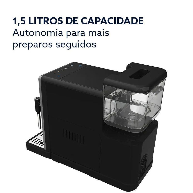 Cafeteira Espresso Oster Superautomatica Inox com Moedor 1450W 127V