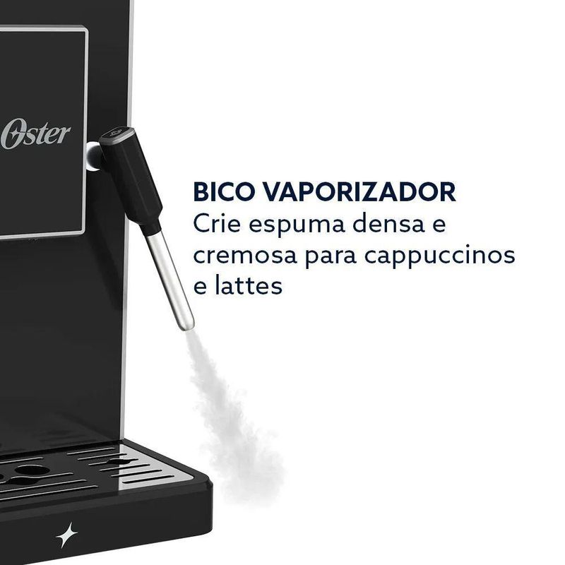 Cafeteira Espresso Oster Superautomatica Inox com Moedor 1450W 127V