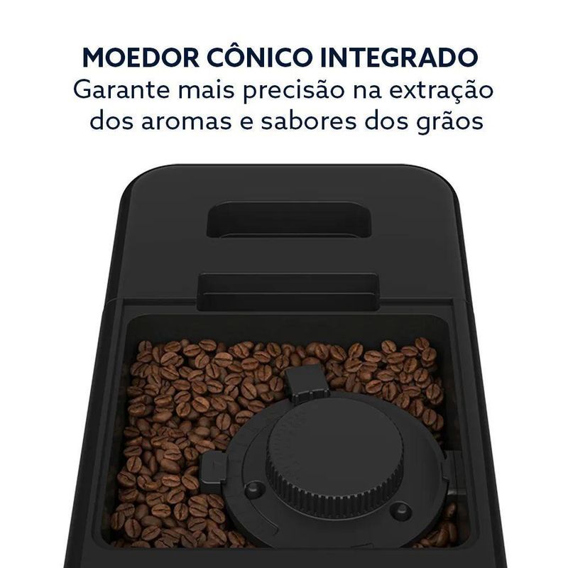 Cafeteira Espresso Oster Superautomatica Inox com Moedor 1450W 127V