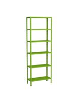 Estante Aço 6 Prateleiras Livros Cozinha Quarto Eaf013 Verde