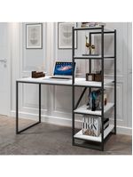 Home Office Vintage Para Escritório Blast Preto E Branco