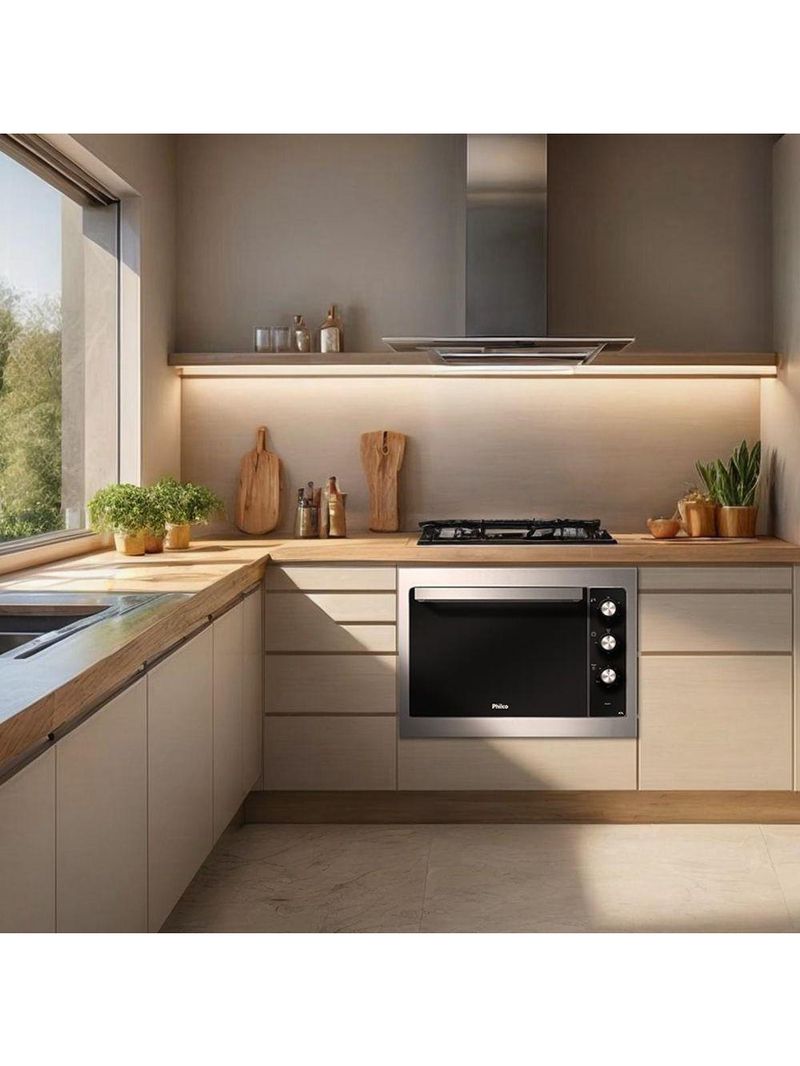 Forno Elétrico de Embutir Philco Dupla Resistência 47L 110V