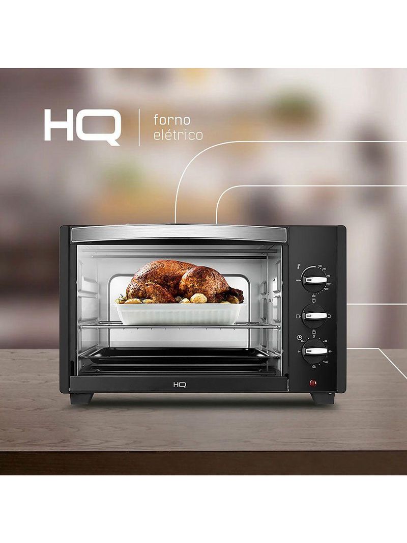 Forno Elétrico HQ48D HQ Preto 110V