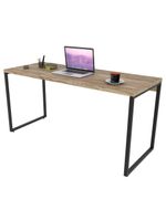 Mesa De Escritório Office 150cm Estilo Industrial Prisma C08 Carvalho - Mpozenato