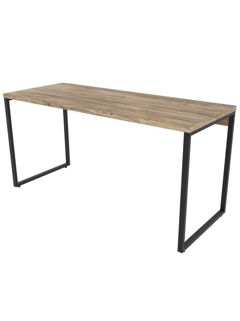 Mesa De Escritório Office 150cm Estilo Industrial Prisma C08 Carvalho - Mpozenato