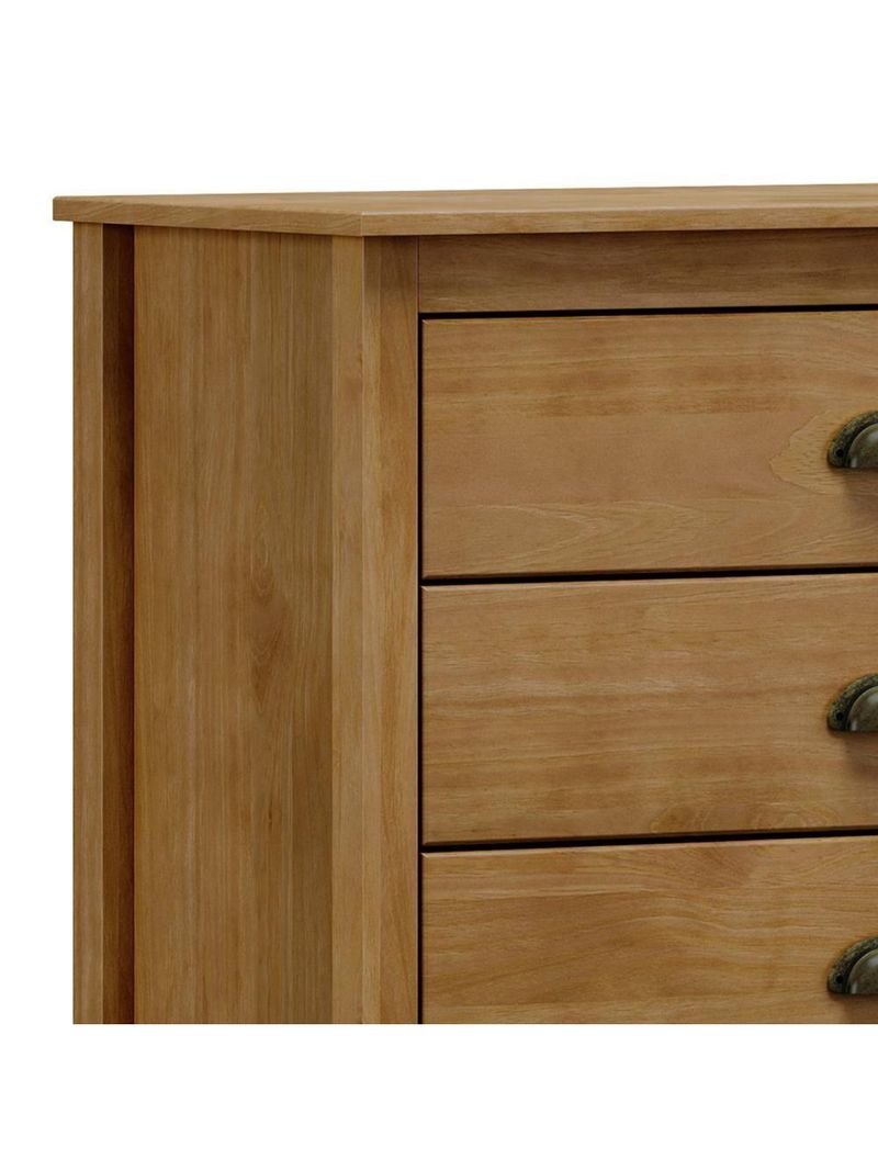 Cômoda Para Quarto 80cm Com 4 Gavetas Lázio Freijó F07 - Mpozenato