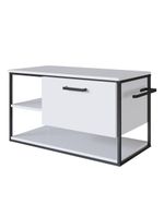 Gabinete Para Banheiro Industrial Suspenso Com Porta Basculante Branco