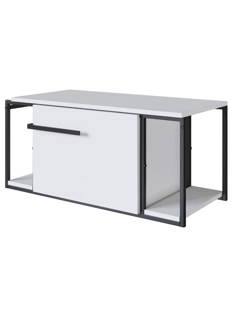 Gabinete Para Banheiro Suspenso Industrial Sem Cuba Branco
