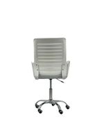 Kit 2 Cadeiras De Escritório Secretaria Diretor Roma Ergonômica - Branca
