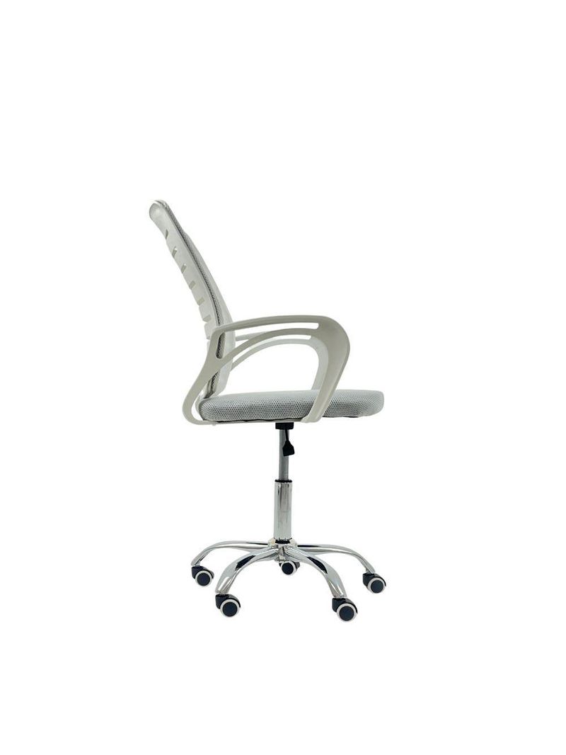 Kit 2 Cadeiras De Escritório Secretaria Diretor Roma Ergonômica - Branca