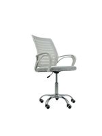 Kit 2 Cadeiras De Escritório Secretaria Diretor Roma Ergonômica - Branca