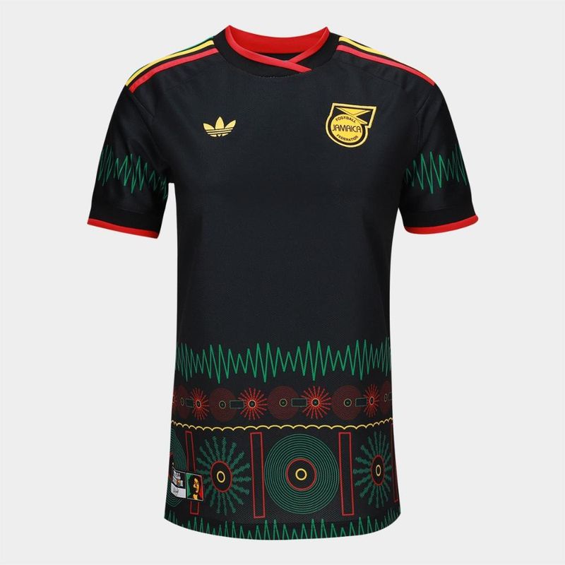 Camisa seleção jamaica away torcedor 2026 s/n adidas feminina